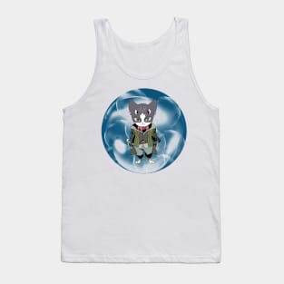 Nyanta Cool Cute Cat Bubble Tank Top